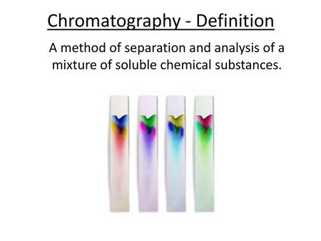 Chromatography - Definition