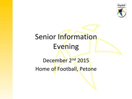 Senior Information Evening