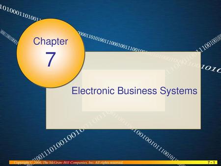 Electronic Business Systems