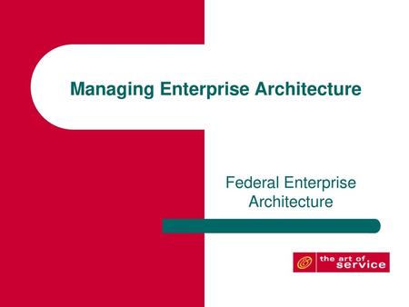 Managing Enterprise Architecture