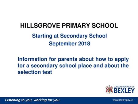 HILLSGROVE PRIMARY SCHOOL