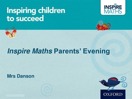 Inspire Maths Parents’ Evening