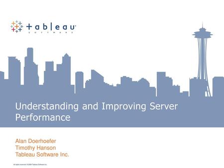 Understanding and Improving Server Performance