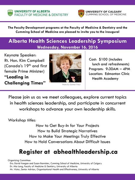 Register at abhealthleadership.ca