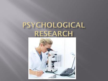 Psychological Research