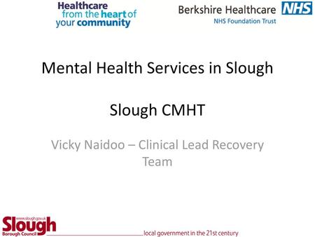 Mental Health Services in Slough Slough CMHT