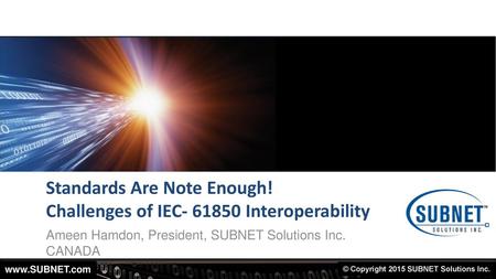 Standards Are Note Enough! Challenges of IEC Interoperability