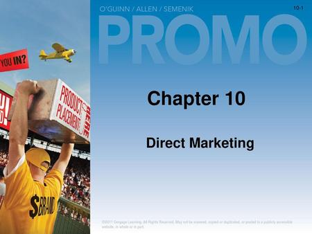 10-1 Chapter 10 Direct Marketing.