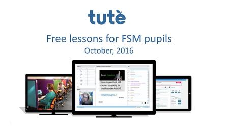 Free lessons for FSM pupils