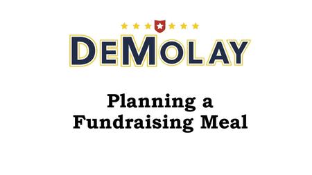 Planning a Fundraising Meal