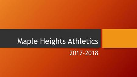 Maple Heights Athletics