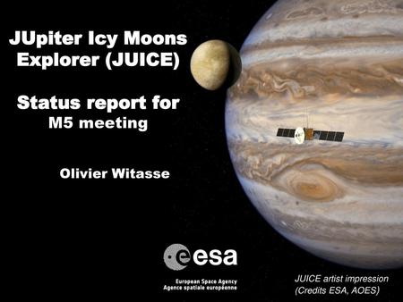 JUpiter Icy Moons Explorer (JUICE)