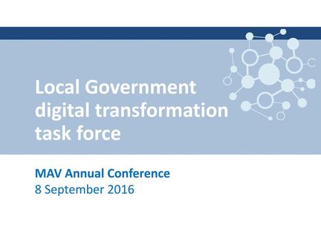 Local Government digital transformation task force