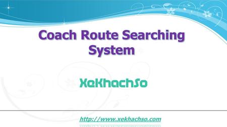 Coach Route Searching System