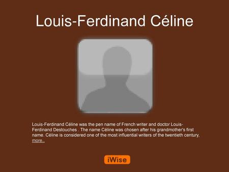 Louis-Ferdinand Céline