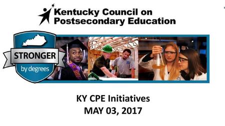 KY CPE Initiatives MAY 03, 2017.