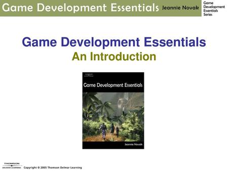 Game Development Essentials An Introduction