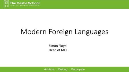 Modern Foreign Languages