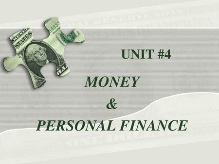 MONEY & PERSONAL FINANCE