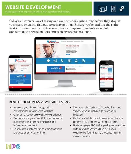 WEBSITE DEVELOPMENT BENEFITS OF RESPONSIVE WEBSITE DESIGNS