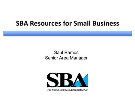 SBA Resources for Small Business