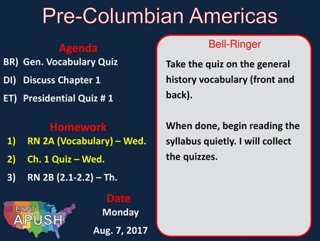 Pre-Columbian Americas