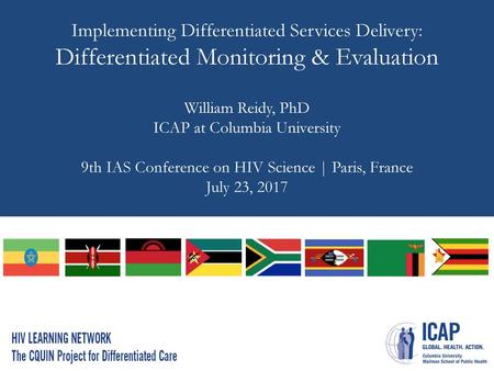 Differentiated Monitoring & Evaluation