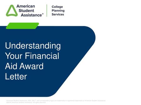 Understanding Your Financial Aid Award Letter