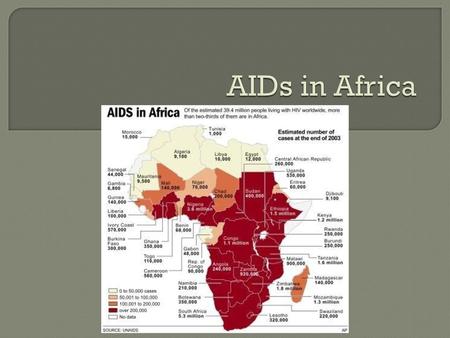 AIDs in Africa.