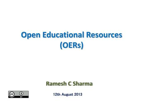 Open Educational Resources (OERs)