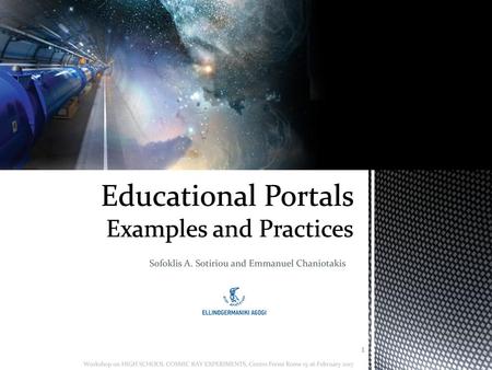 Educational Portals Examples and Practices