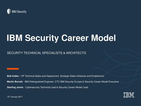 IBM Security Career Model