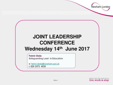 JOINT LEADERSHIP CONFERENCE