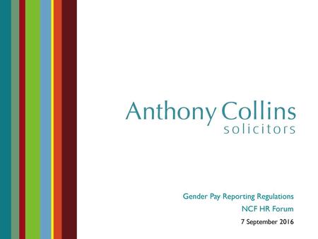 Gender Pay Reporting Regulations