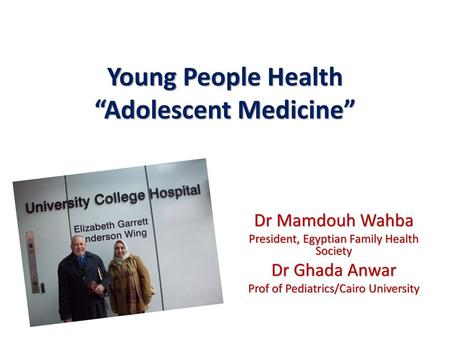 Young People Health “Adolescent Medicine”