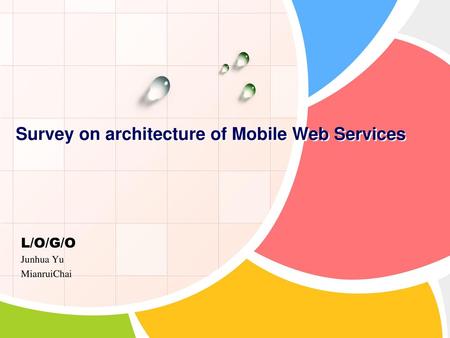 Survey on architecture of Mobile Web Services