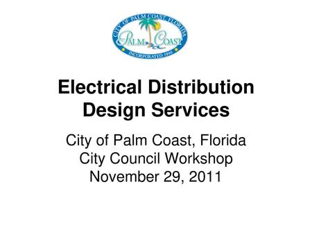 Electrical Distribution Design Services