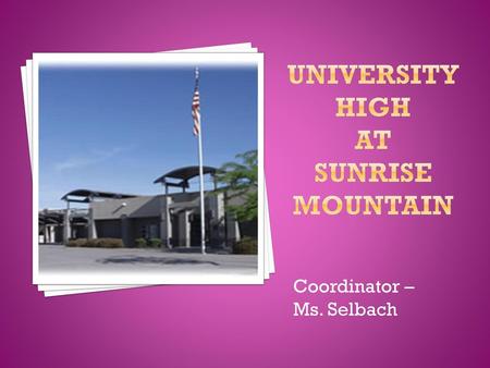 UNIVERSITY HIGH AT SUNRISE MOUNTAIN