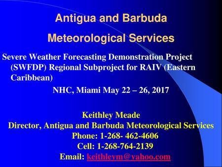 Meteorological Services