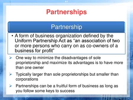 Partnerships Partnership