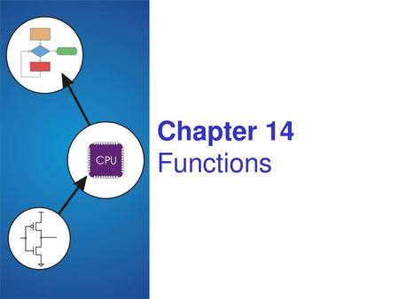 Chapter 14 Functions.