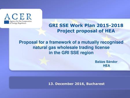 GRI SSE Work Plan Project proposal of HEA