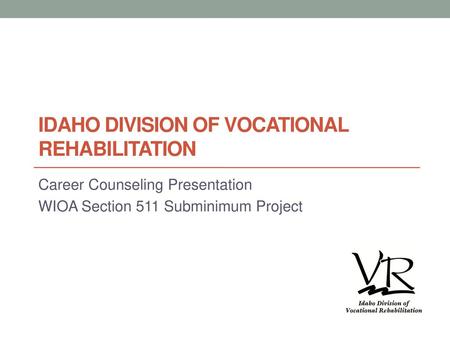 Idaho Division of Vocational Rehabilitation