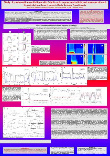 HIGH-PERFORMANCE LIQUID CHROMATOGRAPHIC EXPERIMENT