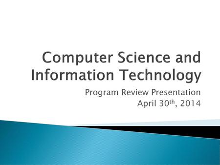 Computer Science and Information Technology