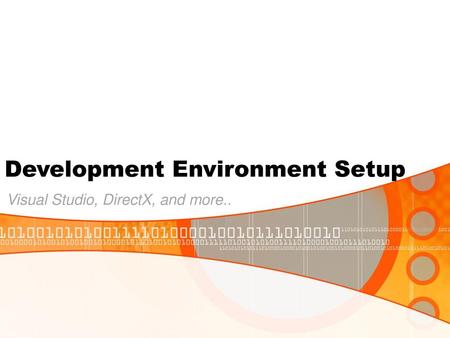 Development Environment Setup