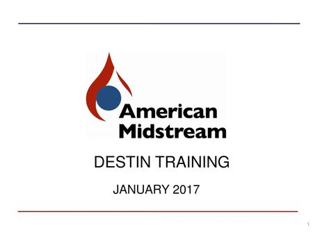 DESTIN training JANUARY 2017.