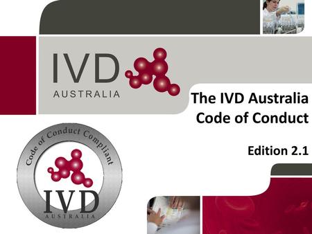 The IVD Australia  Code of Conduct   Edition 2.1