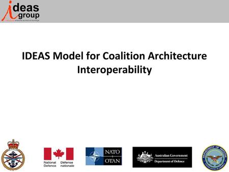 IDEAS Model for Coalition Architecture Interoperability