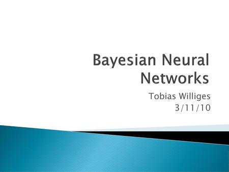 Bayesian Neural Networks